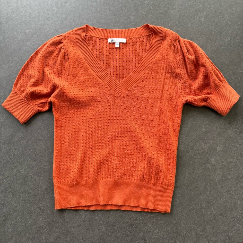 DR2 Burnt Orange Knit Sweater